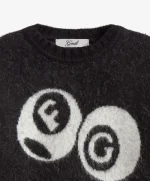 Billiard Knitted Mohair Sweater Black (3)