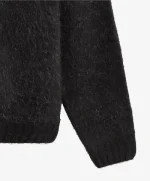 Billiard Knitted Mohair Sweater Black (5)