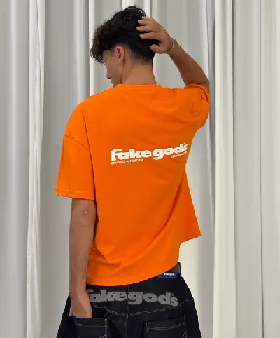 CAMISETA NARANJA DE REGRESO A LO BÁSICO (1)