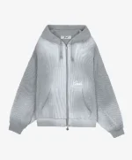 Waffle Zipper Light Grey
