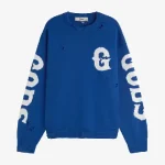 G Side Knitted Sweater Blue