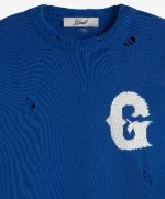 G Side Knitted Sweater Blue (4)