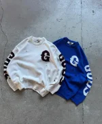 G Side Knitted Sweater Blue (7)