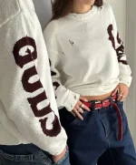 G Side Knitted Sweater White (3)