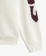 G Side Knitted Sweater White (6)