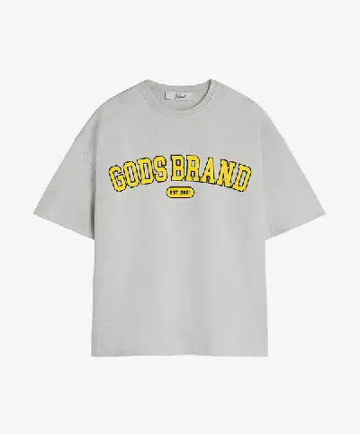 Godsbrand Boxy Tee Light Grey