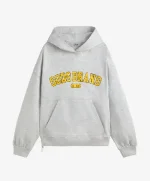 Godsbrand Cropped Hoodie Grey Melange