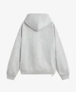 Godsbrand Cropped Hoodie Grey Melange (2)