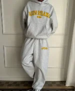 Godsbrand Cropped Hoodie Grey Melange (3)