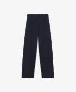 Handwritten Knitted Joggers Navy (2)