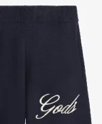 Handwritten Knitted Joggers Navy (6)