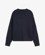 Handwritten Knitted Sweater Navy (2)