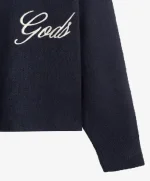 Handwritten Knitted Sweater Navy (7)