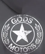 Motor Cropped Hoodie Black (6)