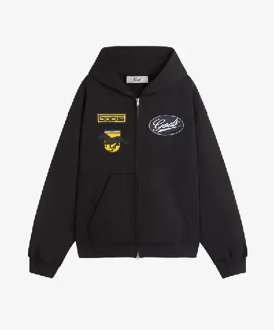 Racing Zipper Black