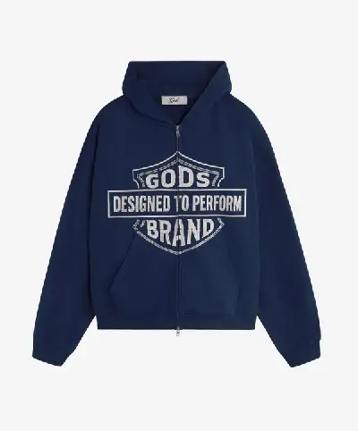 Designed To Perform Zipper Navy