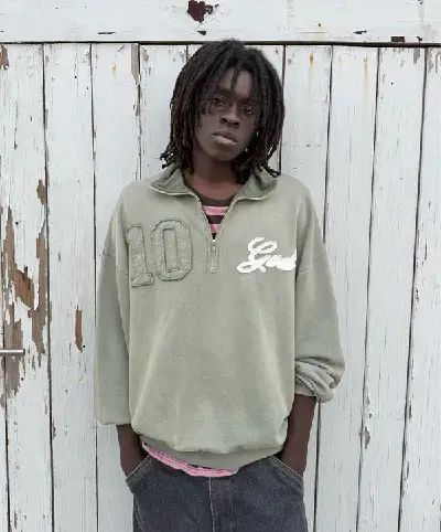 10 Half Zip Green (1)