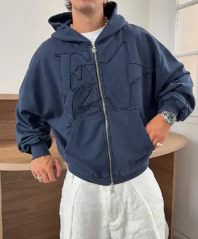 FG Star Zipper Navy (1)
