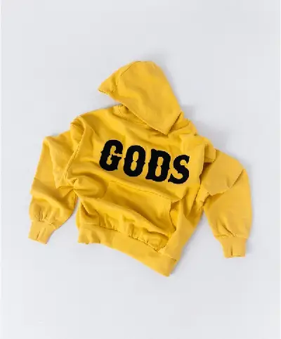 Gods Brand Hoodie Yellow (1)