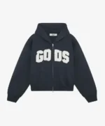 Gods Distressed Zipper Anthra