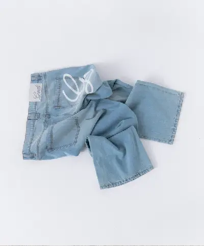 Regular Baggy Jeans Light Blue (1)