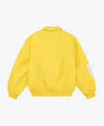 Vegan Leather Jacket Yellow (2)